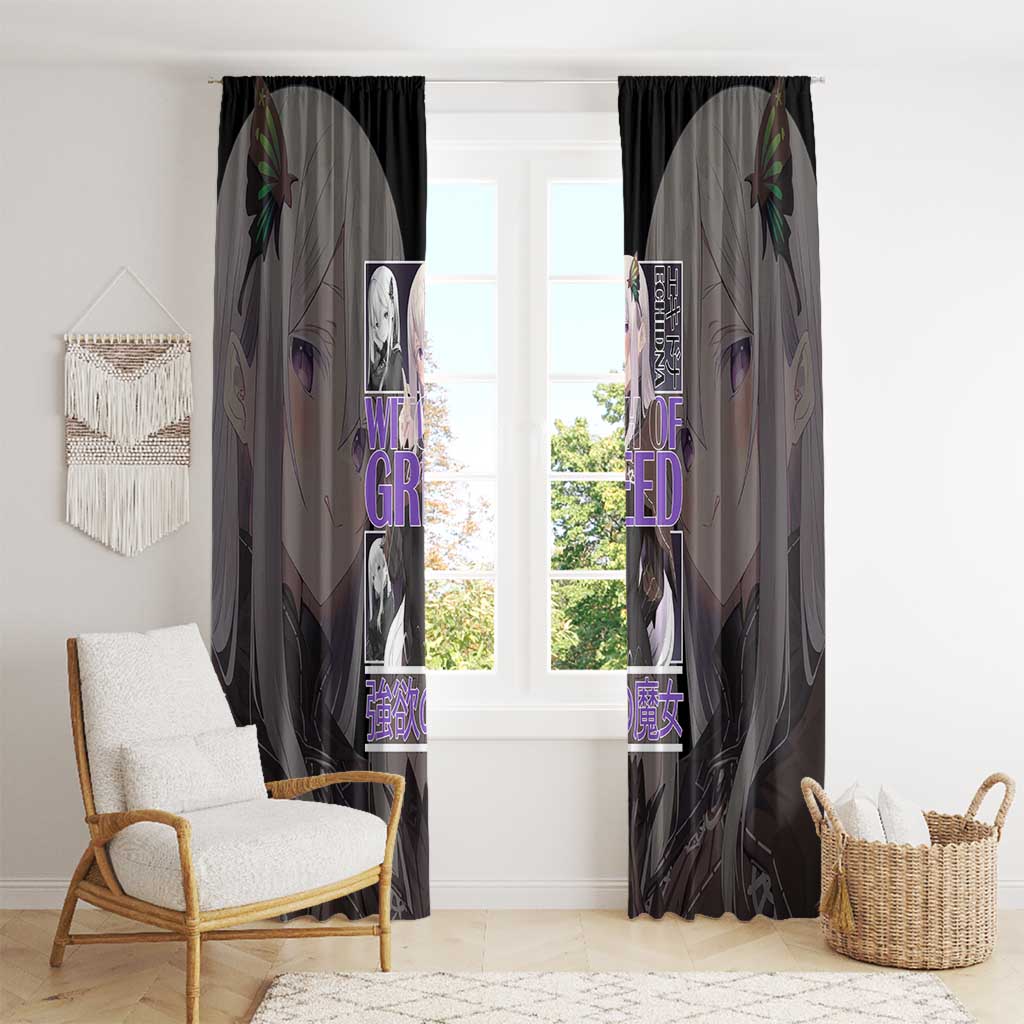 Echidna Re: Zero Window Curtain Anime Style - The Mazicc