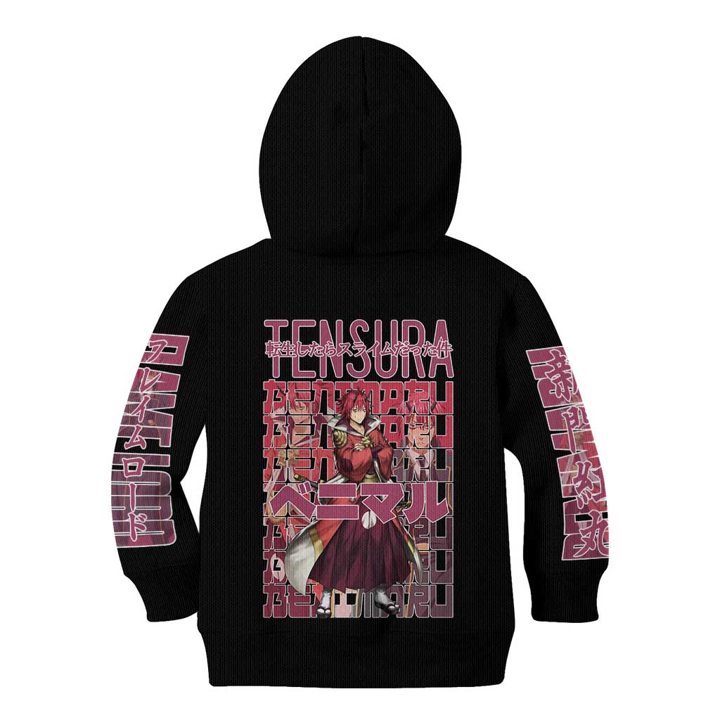 Benimaru That Time I Got Reincarnated as a Slime Kid Hoodie Anime Style