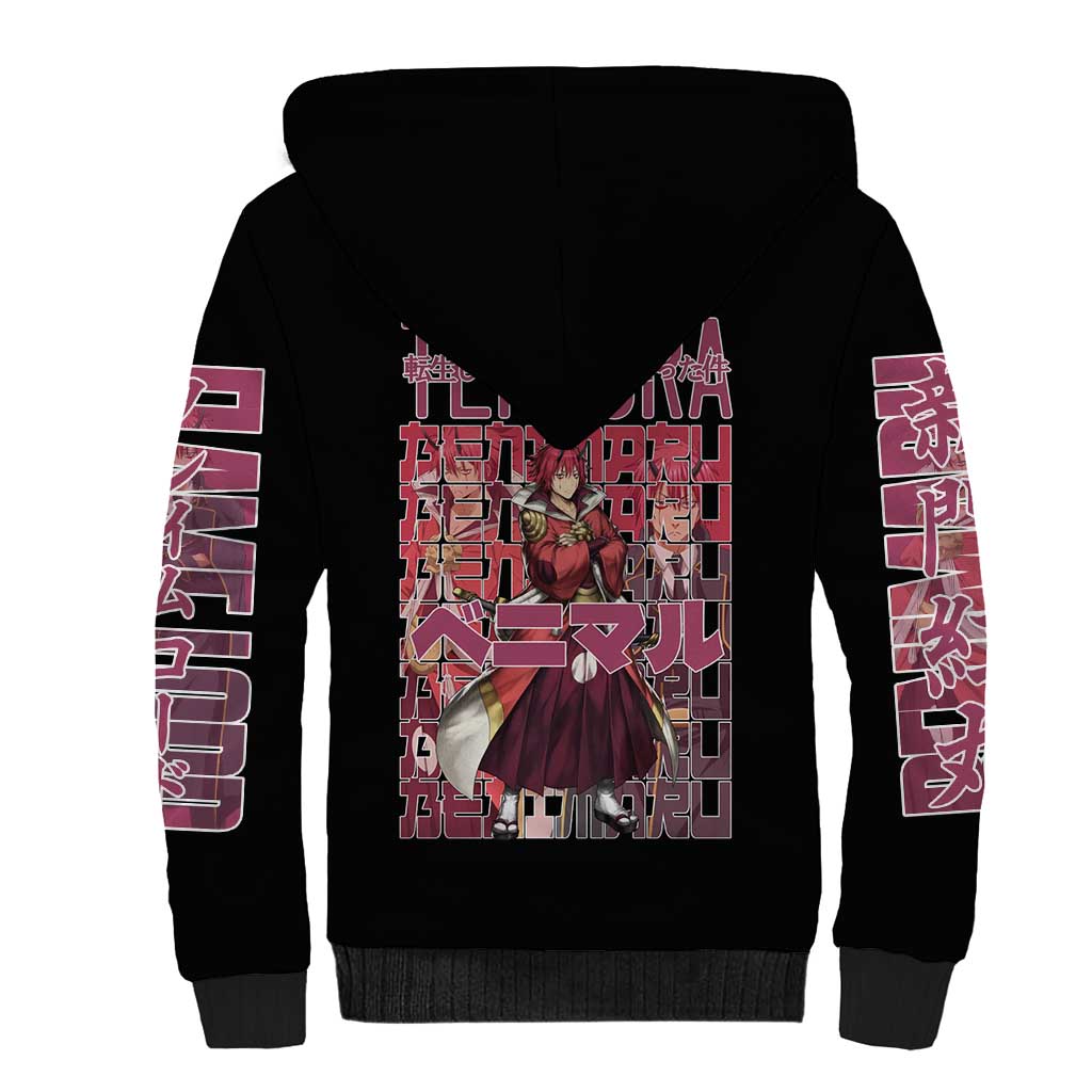 Benimaru That Time I Got Reincarnated as a Slime Sherpa Hoodie Anime Style