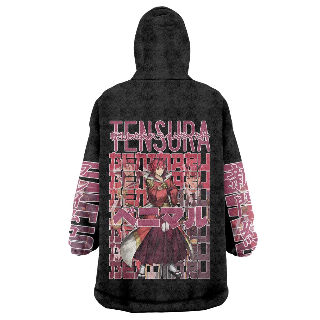 Benimaru That Time I Got Reincarnated as a Slime Wearable Blanket Hoodie Anime Style