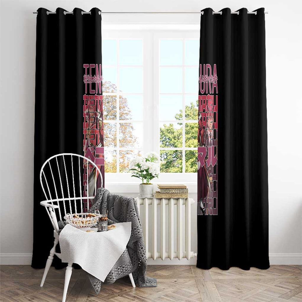 Benimaru That Time I Got Reincarnated as a Slime Window Curtain Anime Style