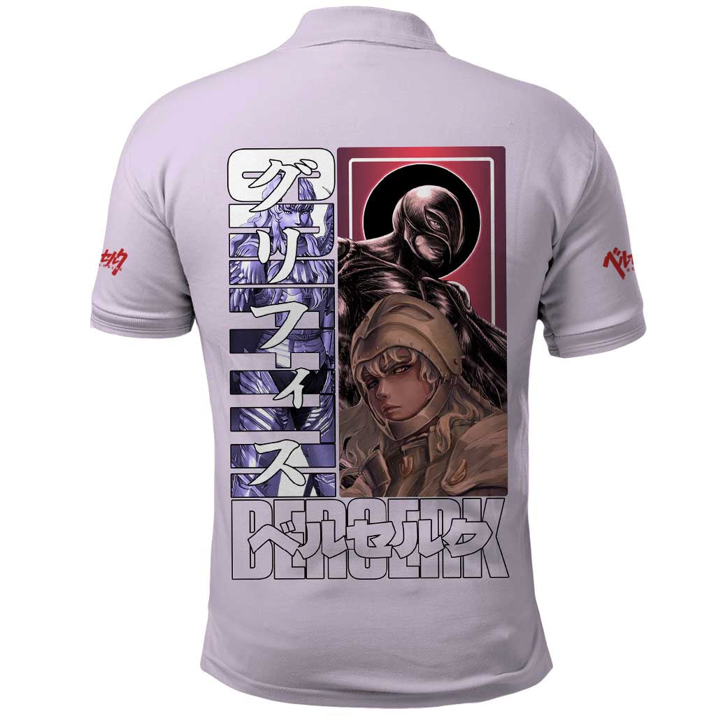 Griffith Berserk Polo Shirt Anime Style