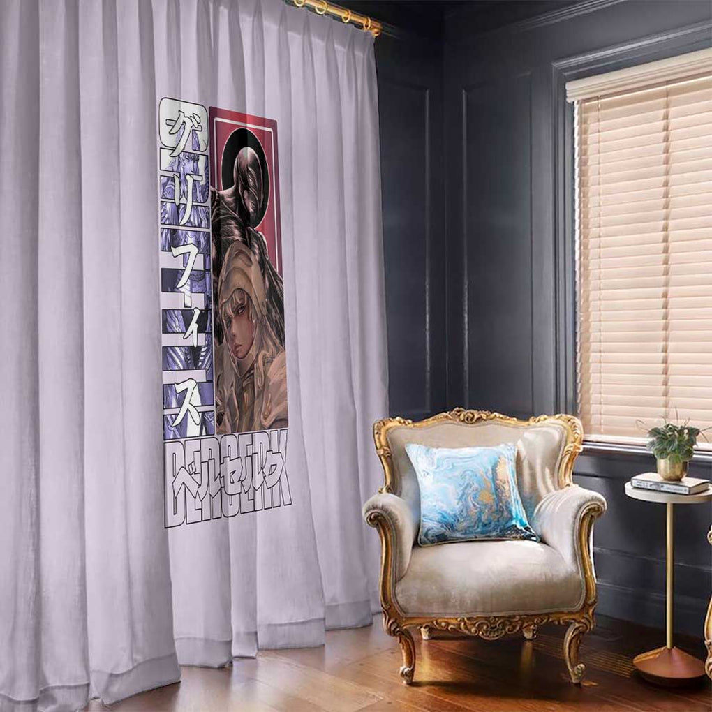 Griffith Berserk Window Curtain Anime Style