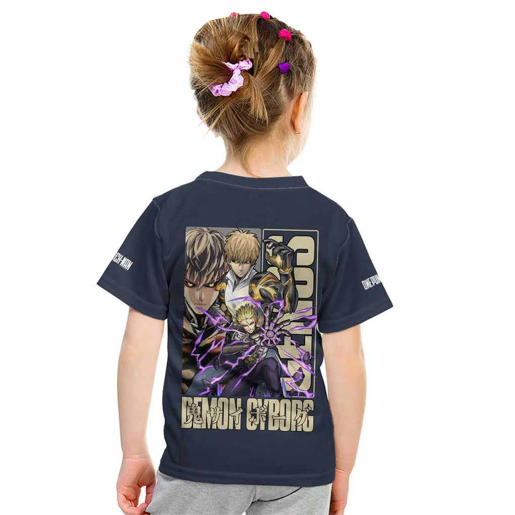 Genos S Level Hero - One Punch Man Kid T Shirt Anime Style