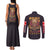 Colossal Titan Attack on Titan Couples Matching Tank Maxi Dress and Long Sleeve Button Shirt Anime Style