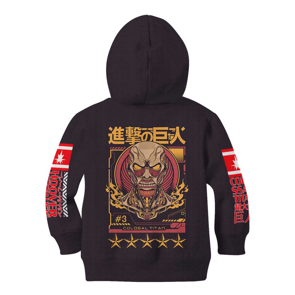Colossal Titan Attack on Titan Kid Hoodie Anime Style