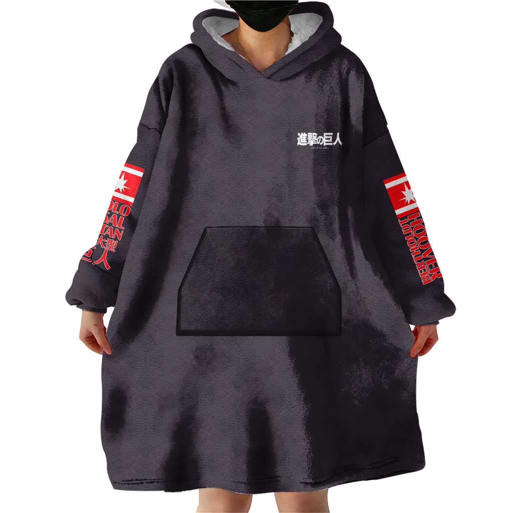 Colossal Titan Attack on Titan Wearable Blanket Hoodie Anime Style