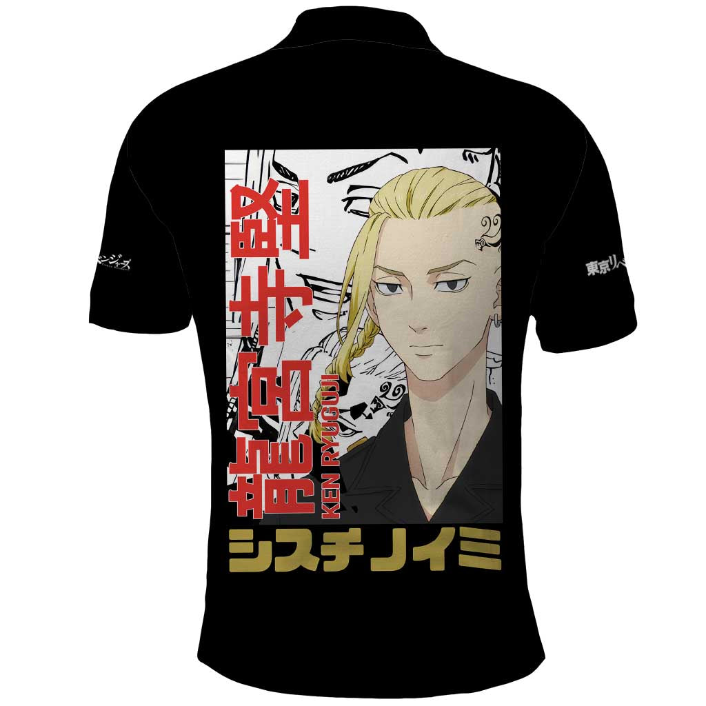Draken Ryuguji Ken Tokyo Revengers Polo Shirt Anime Style