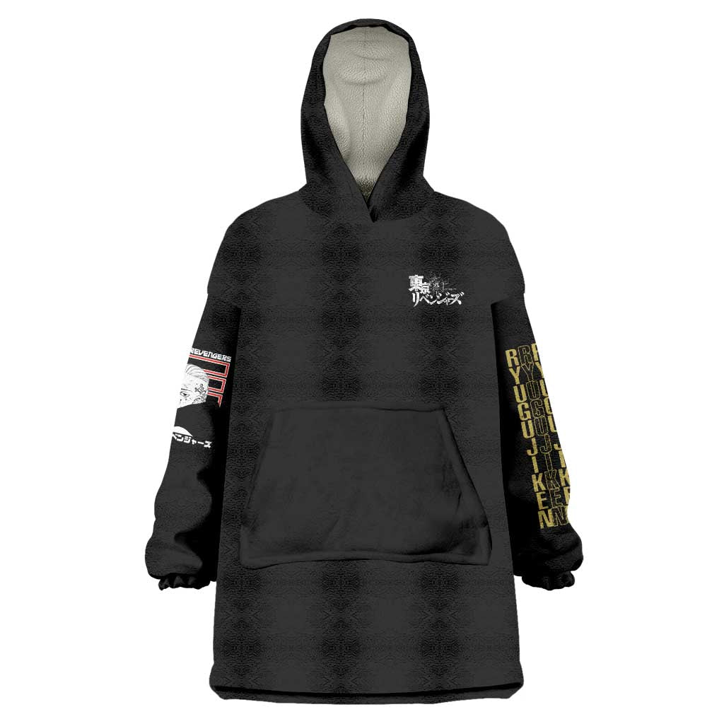 Draken Ryuguji Ken Tokyo Revengers Wearable Blanket Hoodie Anime Style