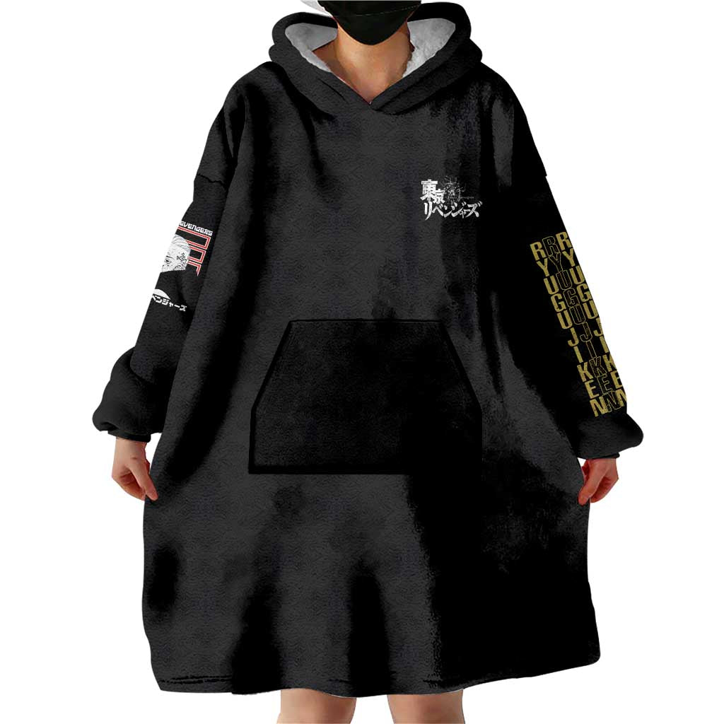 Draken Ryuguji Ken Tokyo Revengers Wearable Blanket Hoodie Anime Style