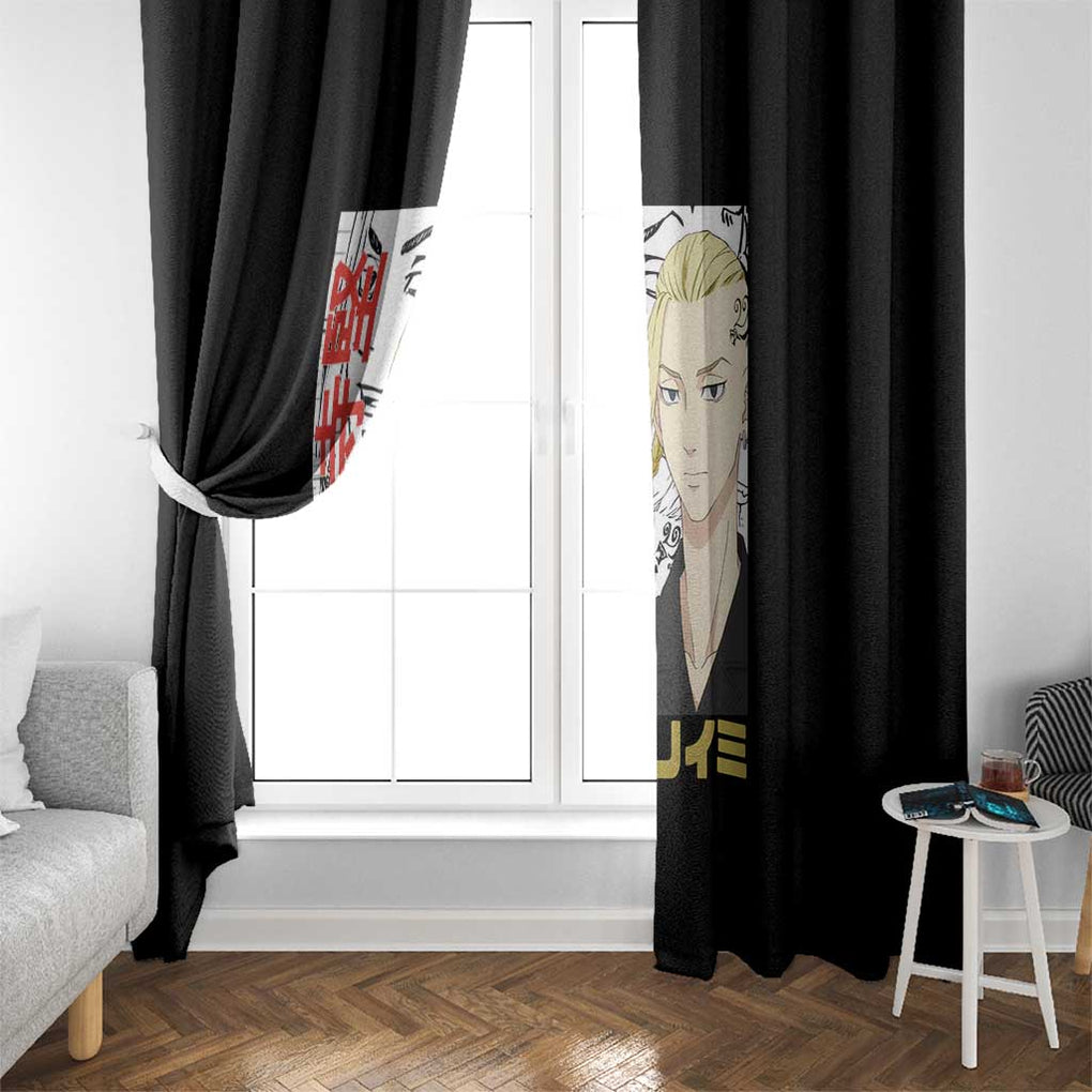 Draken Ryuguji Ken Tokyo Revengers Window Curtain Anime Style