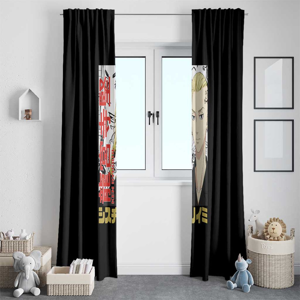 Draken Ryuguji Ken Tokyo Revengers Window Curtain Anime Style