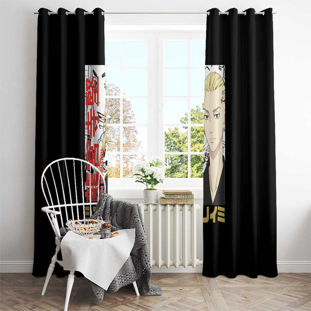 Draken Ryuguji Ken Tokyo Revengers Window Curtain Anime Style