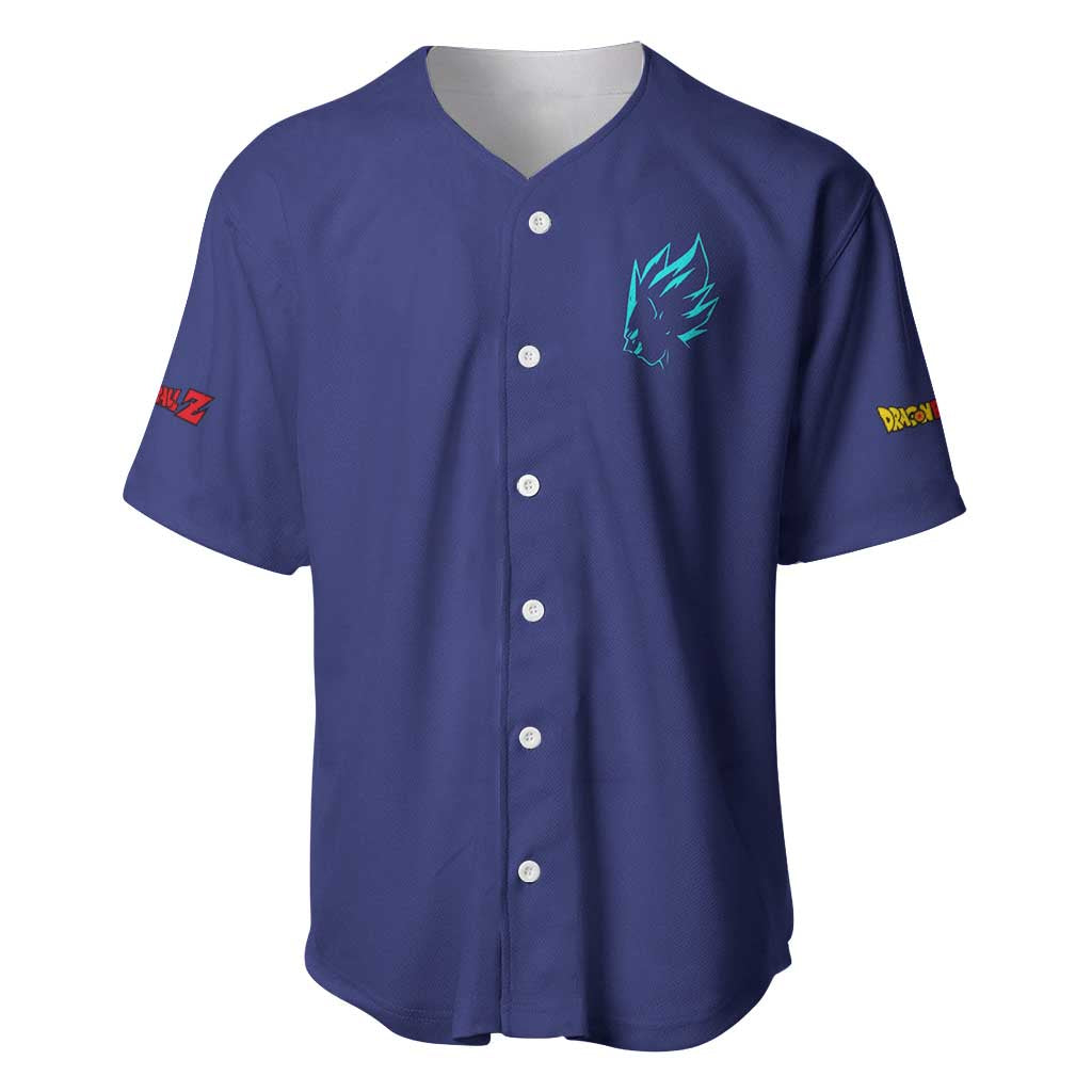 Vegeta V4 Dragon Ball Z Baseball Jersey Anime Style