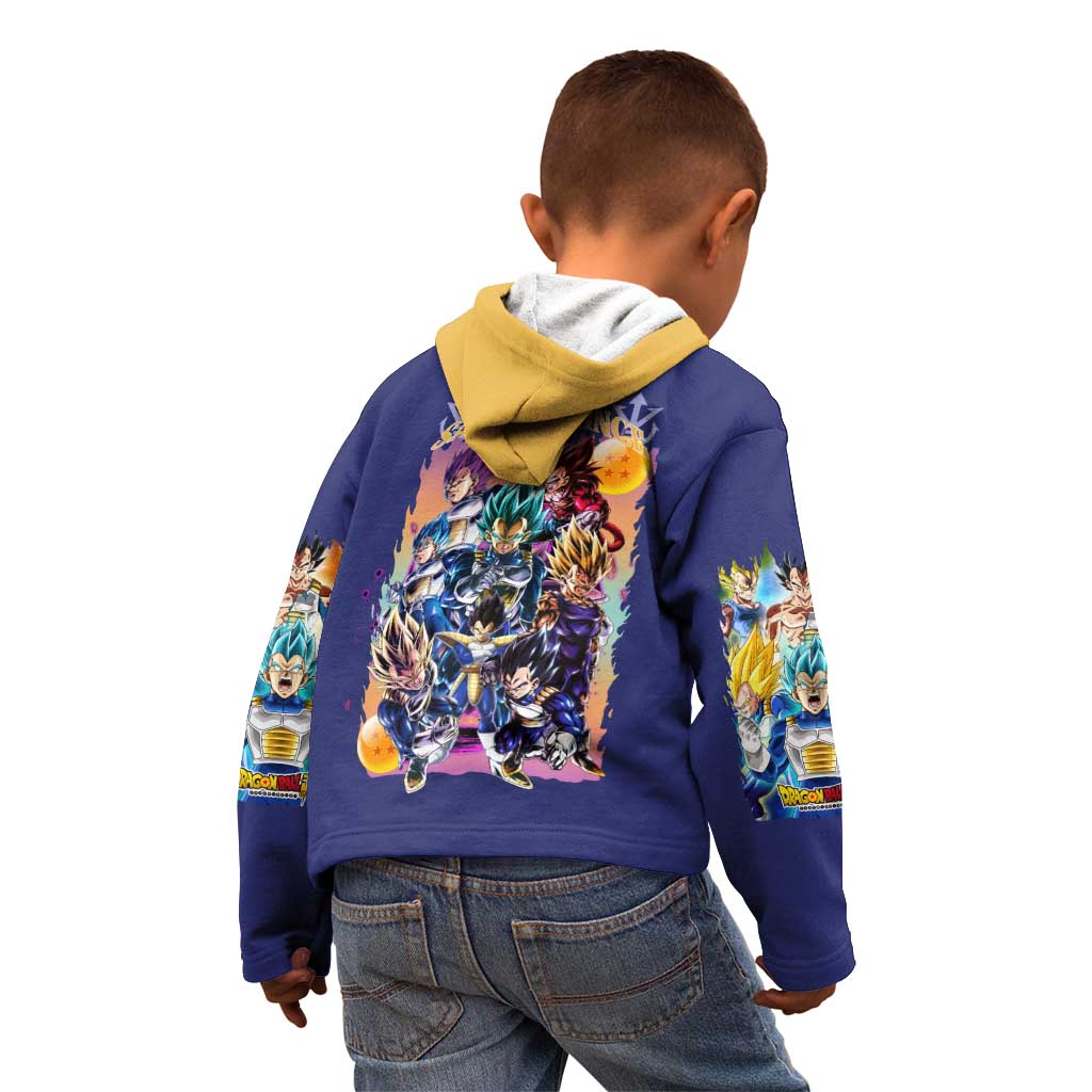 Vegeta V4 Dragon Ball Z Kid Hoodie Anime Style