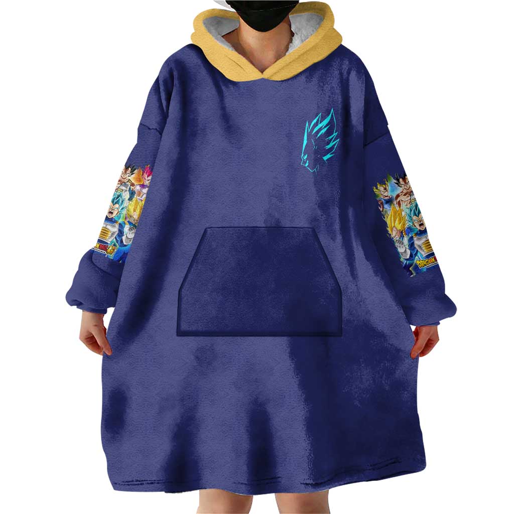 Vegeta V4 Dragon Ball Z Wearable Blanket Hoodie Anime Style