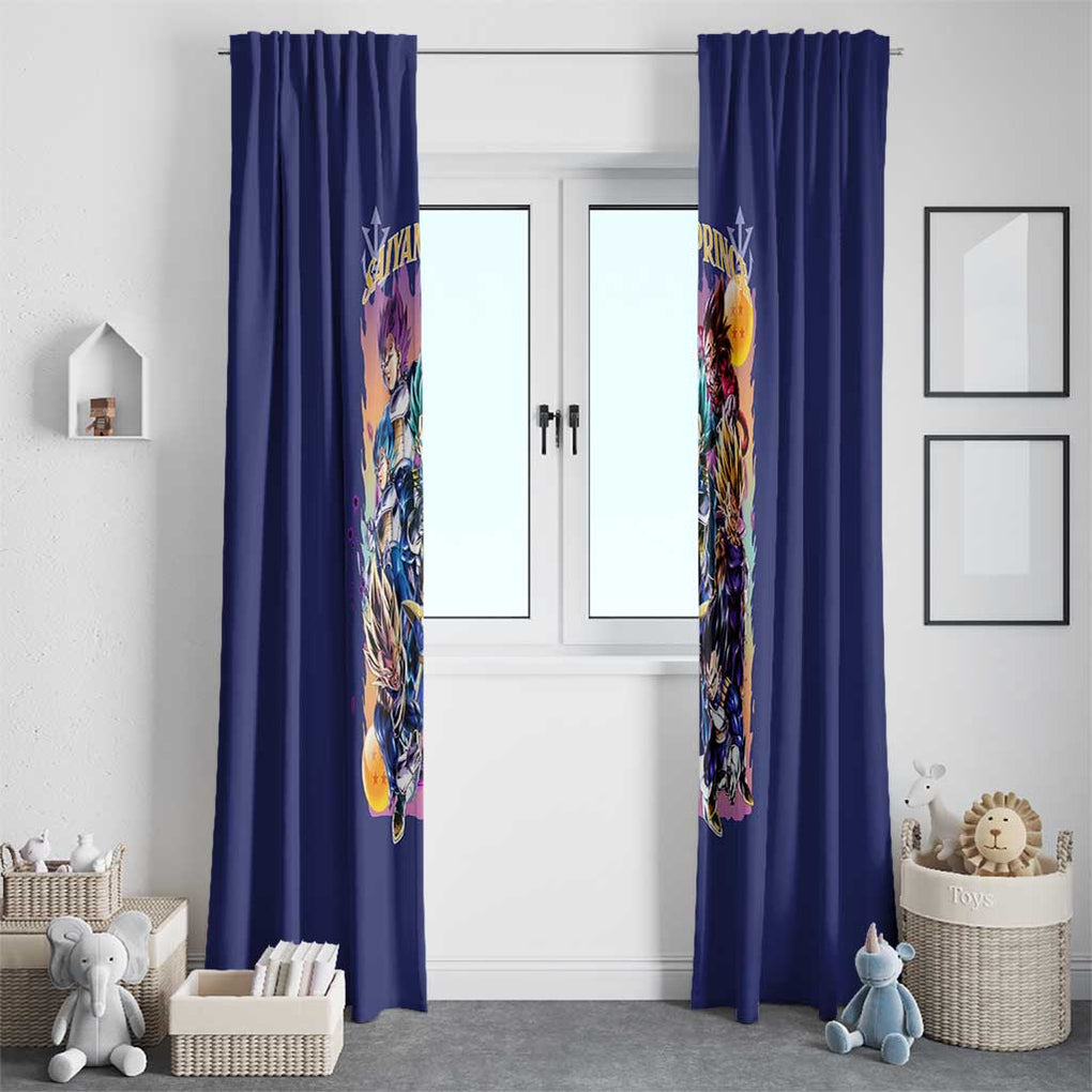 Vegeta V4 Dragon Ball Z Window Curtain Anime Style