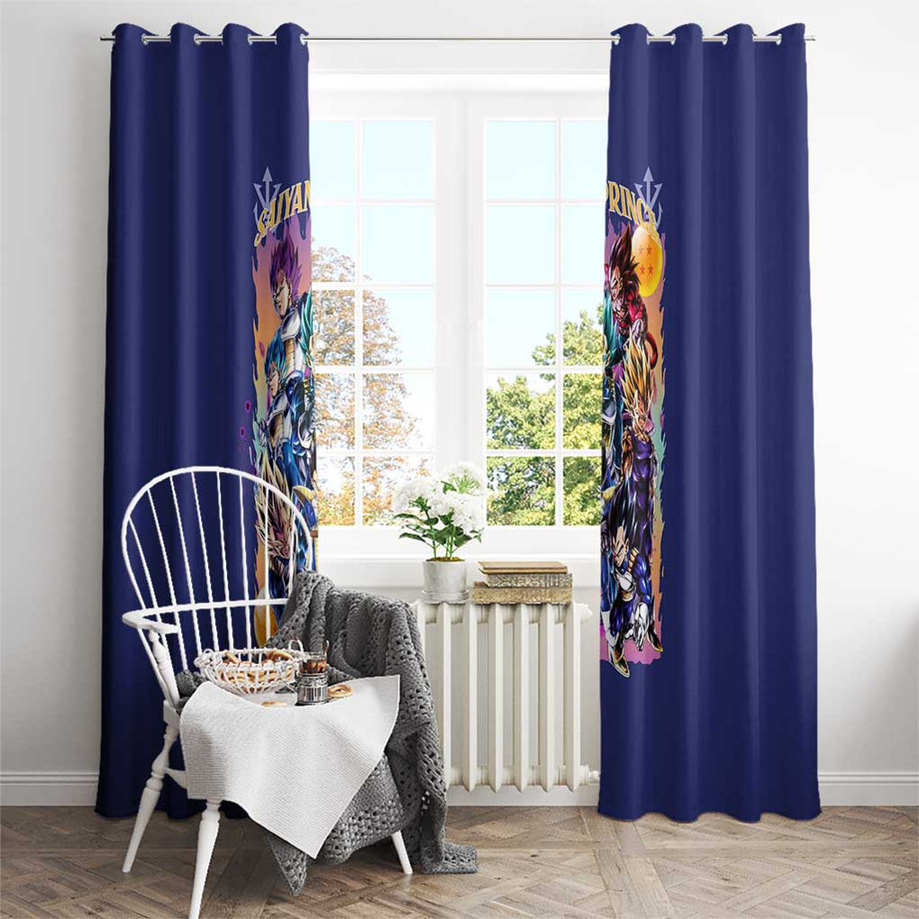 Vegeta V4 Dragon Ball Z Window Curtain Anime Style