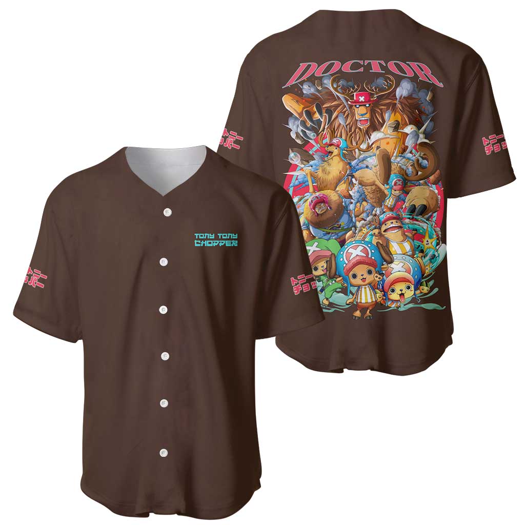 Tony Tony Chopper V4 One Piece Baseball Jersey Anime Style