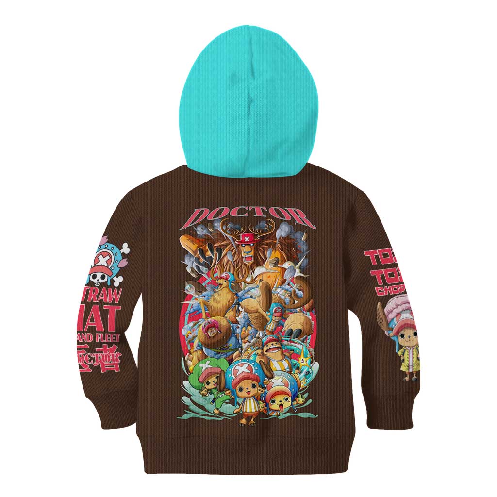 Tony Tony Chopper V4 One Piece Kid Hoodie Anime Style