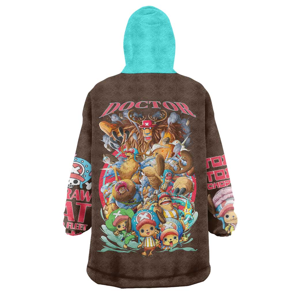 Tony Tony Chopper V4 One Piece Wearable Blanket Hoodie Anime Style