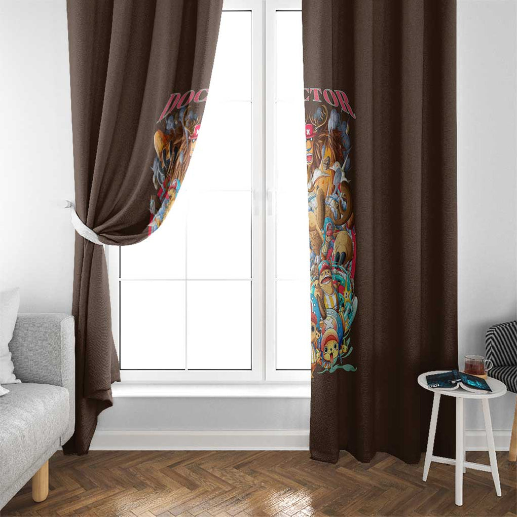 Tony Tony Chopper V4 One Piece Window Curtain Anime Style