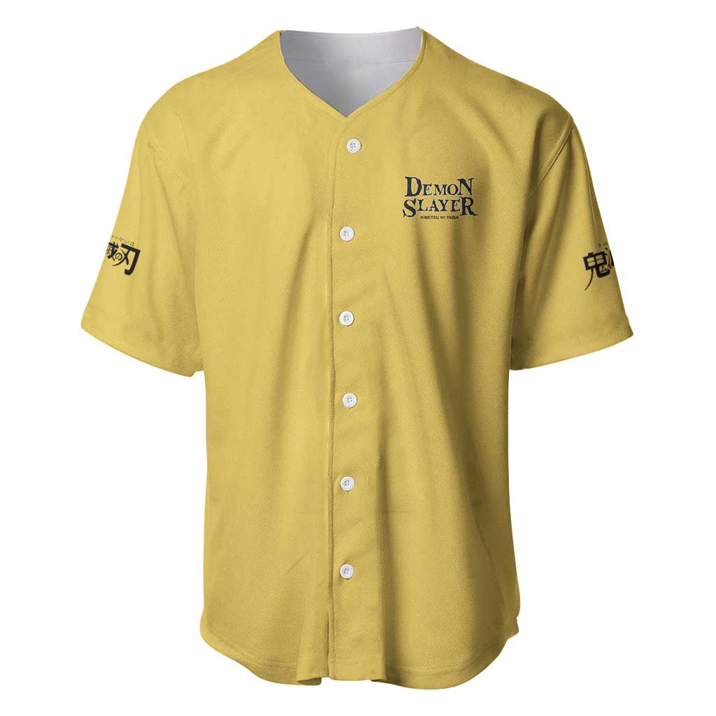 Agatsuma Zenitsu V2 Demon Slayer Baseball Jersey Anime Style