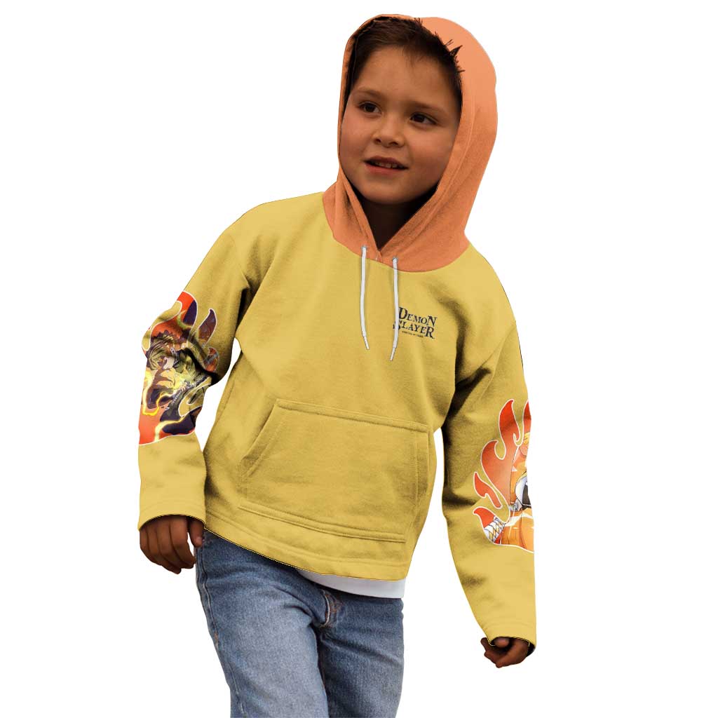 Agatsuma Zenitsu V2 Demon Slayer Kid Hoodie Anime Style
