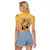 Agatsuma Zenitsu V2 Demon Slayer Raglan Cropped T Shirt Anime Style