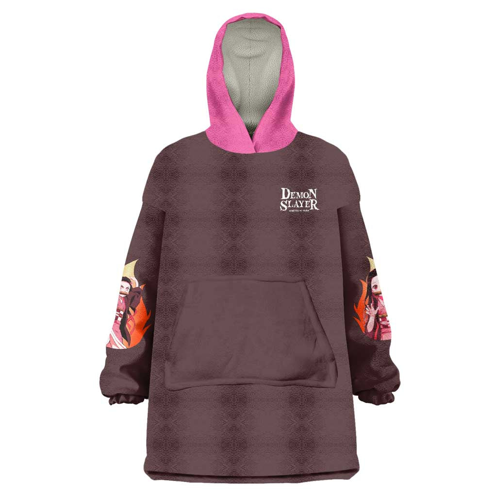 Kamado Nezuko V2 Demon Slayer Wearable Blanket Hoodie Anime Style