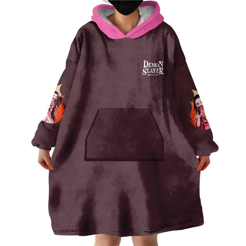 Kamado Nezuko V2 Demon Slayer Wearable Blanket Hoodie Anime Style