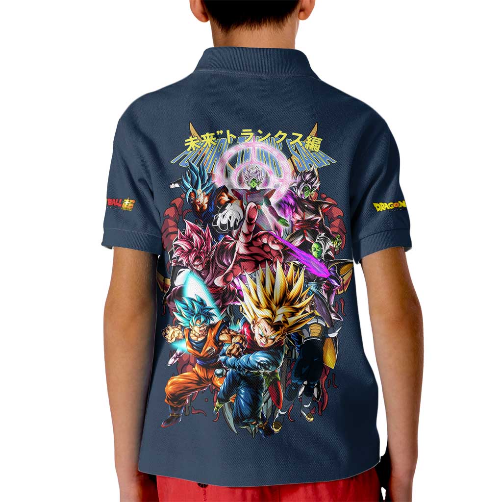 Future Trunks Arc Dragon Ball Z Kid Polo Shirt Japan Anime Style - The Mazicc