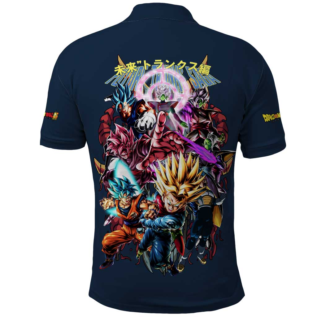 Future Trunks Arc Dragon Ball Z Polo Shirt Japan Anime Style - The Mazicc