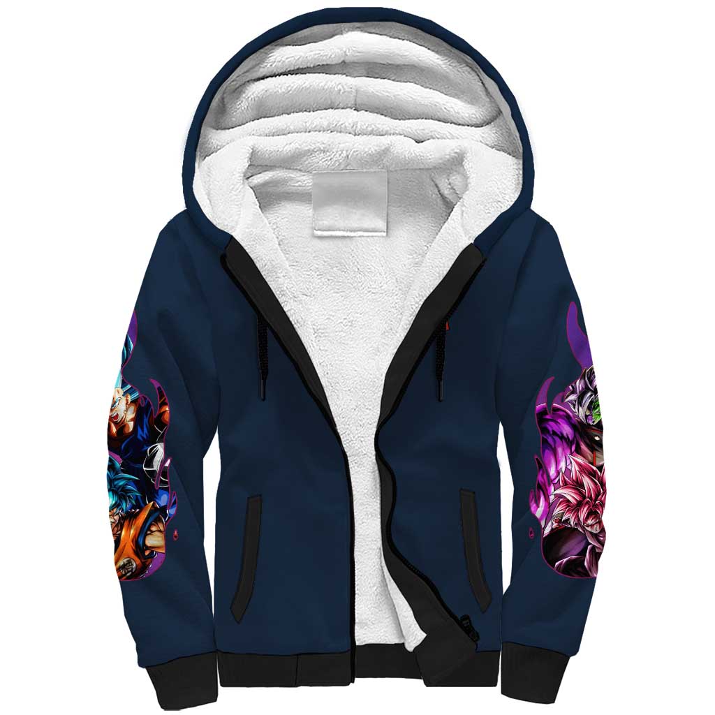 Future Trunks Arc Dragon Ball Z Sherpa Hoodie Japan Anime Style - The Mazicc