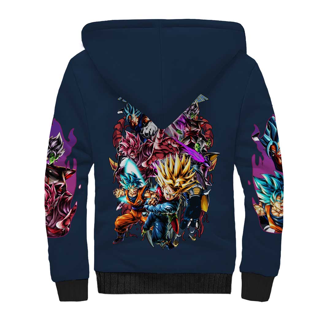 Future Trunks Arc Dragon Ball Z Sherpa Hoodie Japan Anime Style - The Mazicc