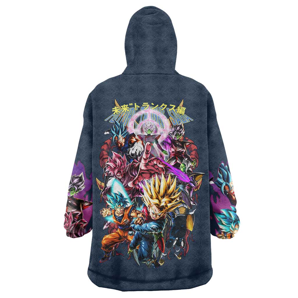 Future Trunks Arc Dragon Ball Z Wearable Blanket Hoodie Japan Anime Style - The Mazicc