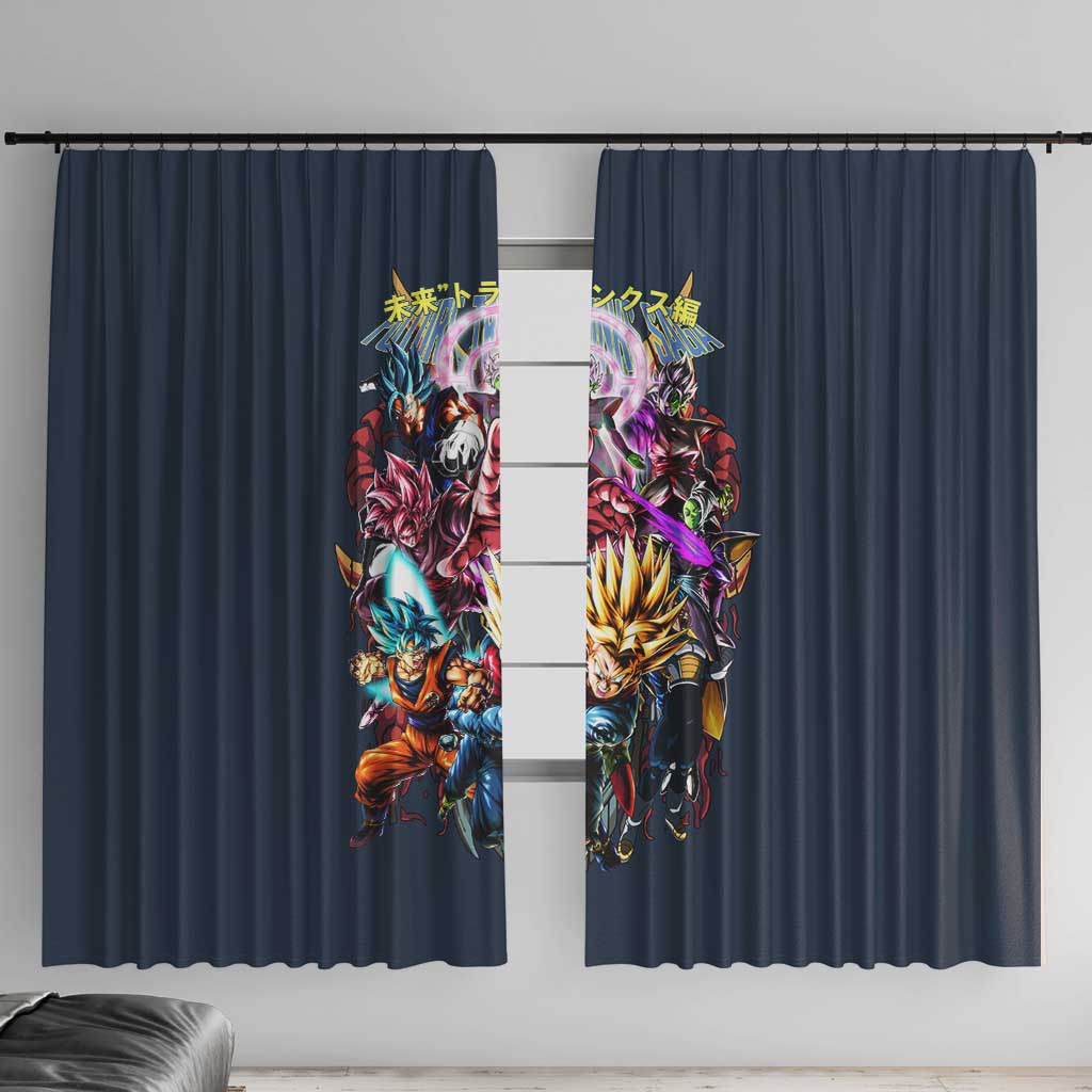 Future Trunks Arc Dragon Ball Z Window Curtain Japan Anime Style - The Mazicc