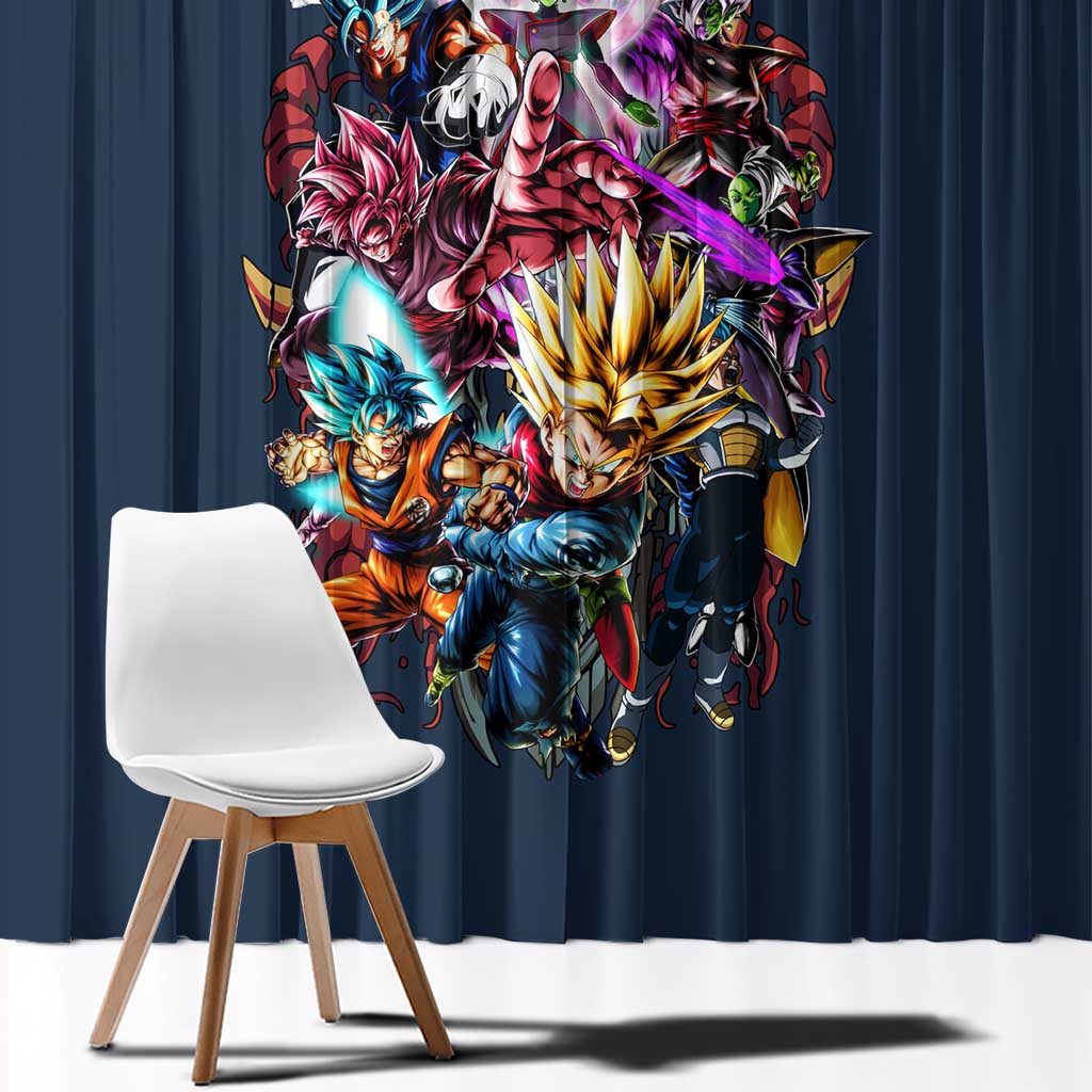 Future Trunks Arc Dragon Ball Z Window Curtain Japan Anime Style - The Mazicc