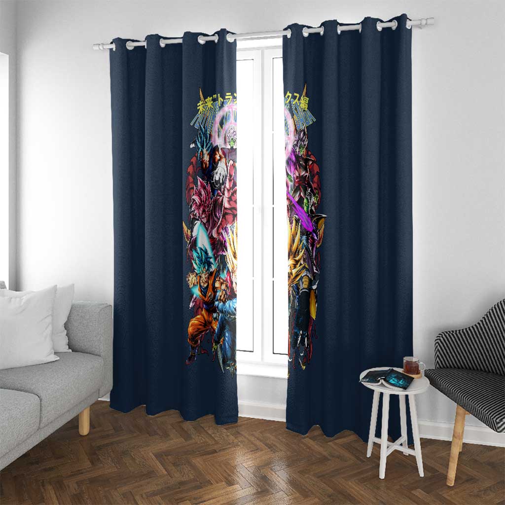 Future Trunks Arc Dragon Ball Z Window Curtain Japan Anime Style - The Mazicc