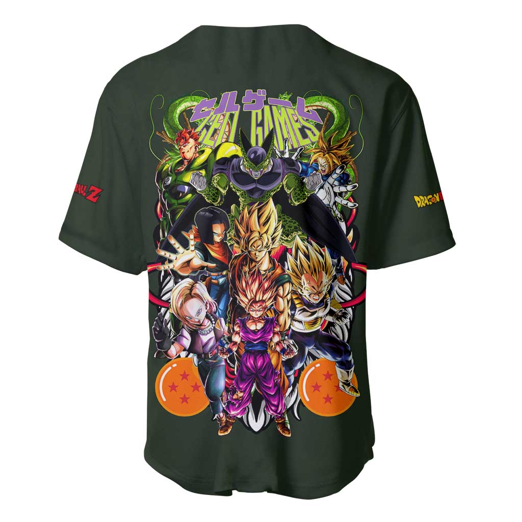 Cell Games Dragon Ball Z Baseball Jersey Japan Anime Style - The Mazicc