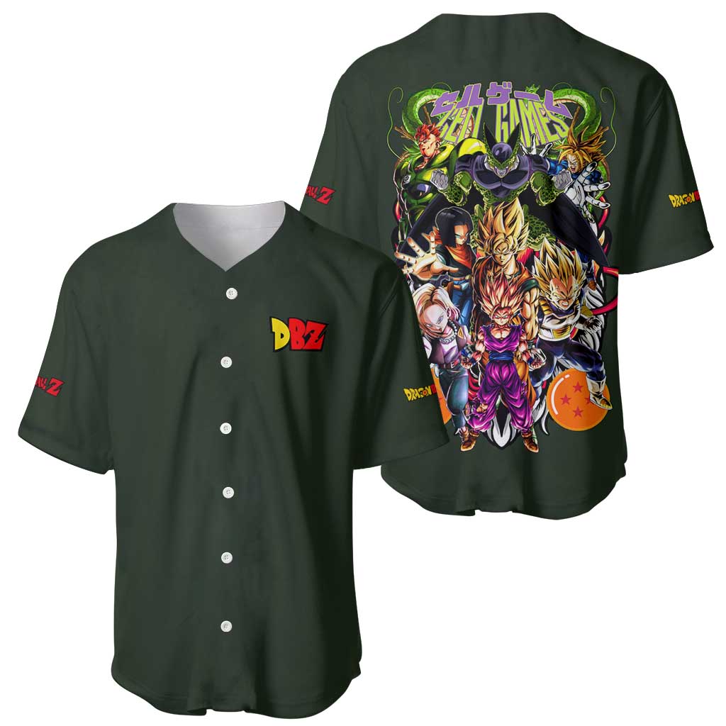 Cell Games Dragon Ball Z Baseball Jersey Japan Anime Style - The Mazicc