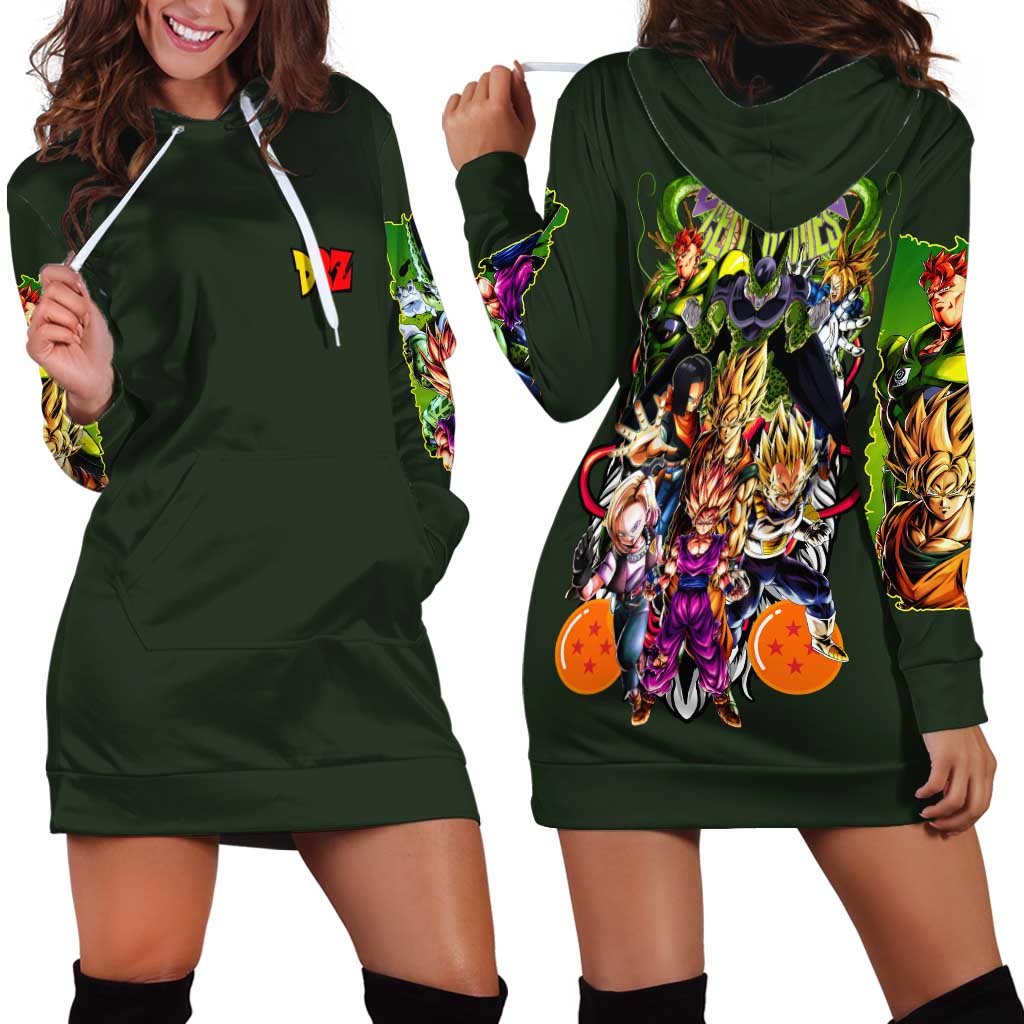 Cell Games Dragon Ball Z Hoodie Dress Japan Anime Style - The Mazicc
