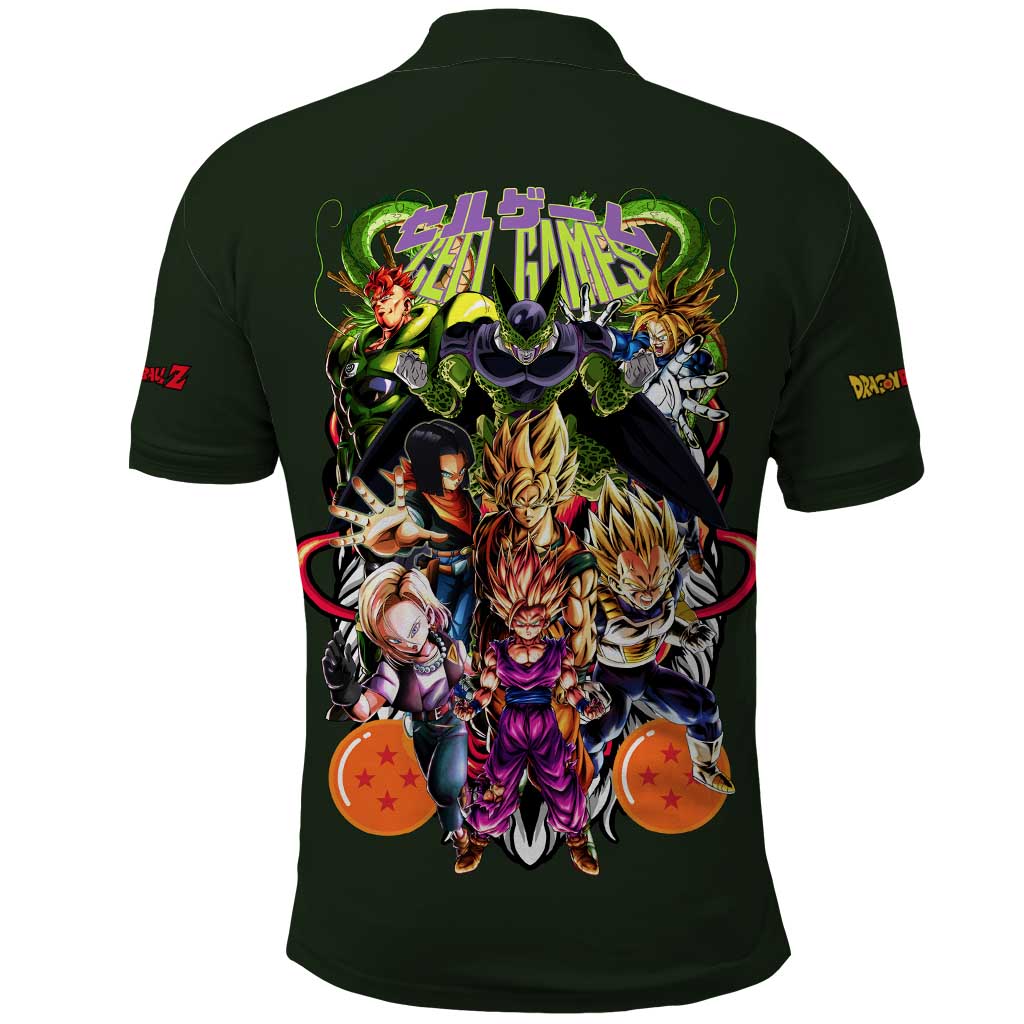 Cell Games Dragon Ball Z Polo Shirt Japan Anime Style - The Mazicc