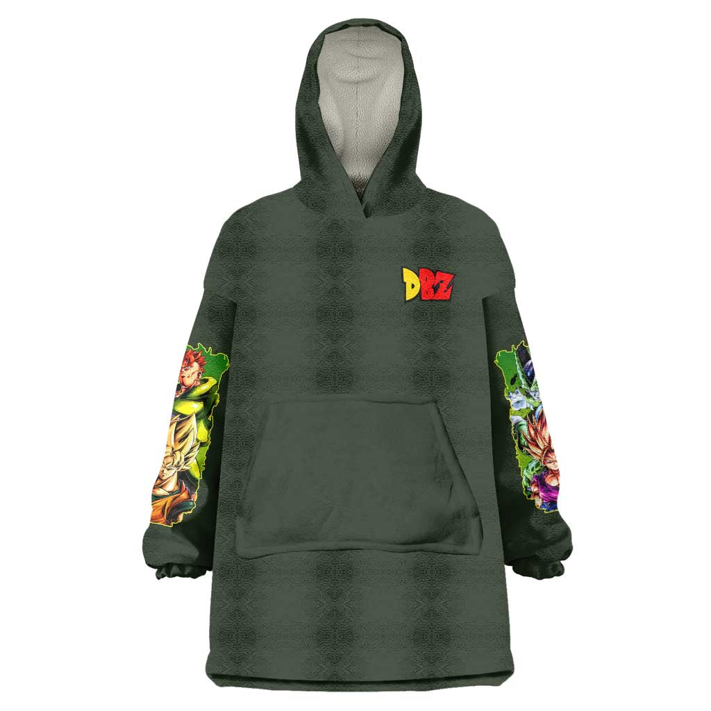 Cell Games Dragon Ball Z Wearable Blanket Hoodie Japan Anime Style - The Mazicc
