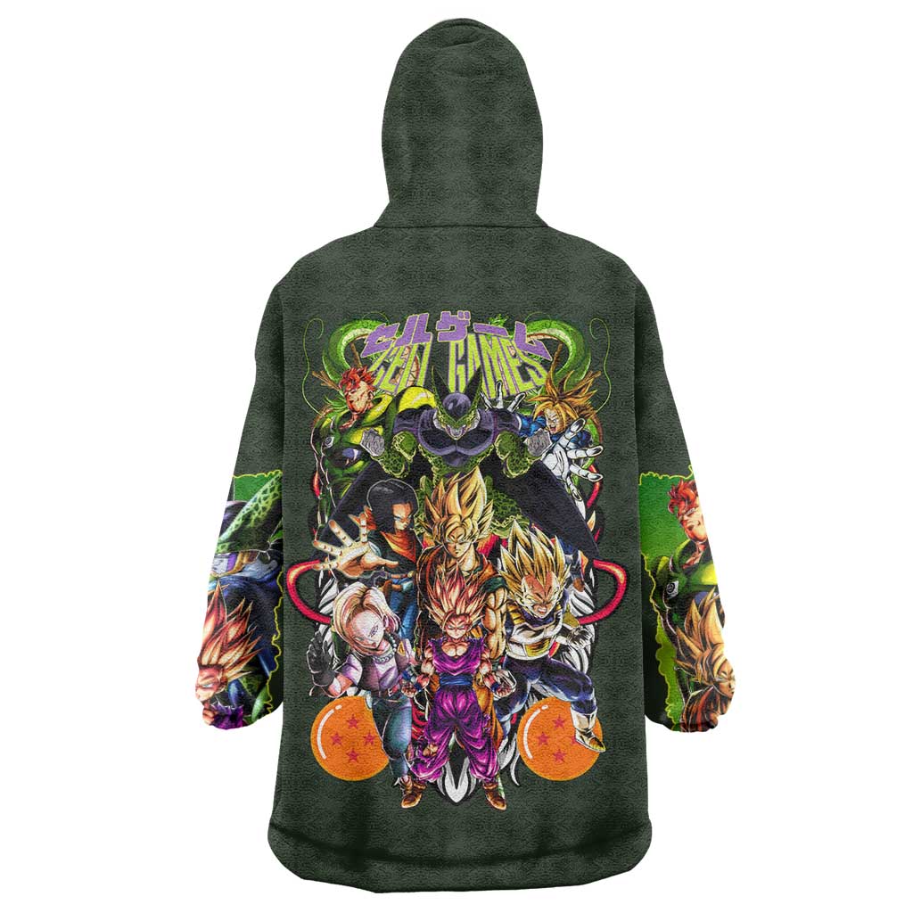 Cell Games Dragon Ball Z Wearable Blanket Hoodie Japan Anime Style - The Mazicc