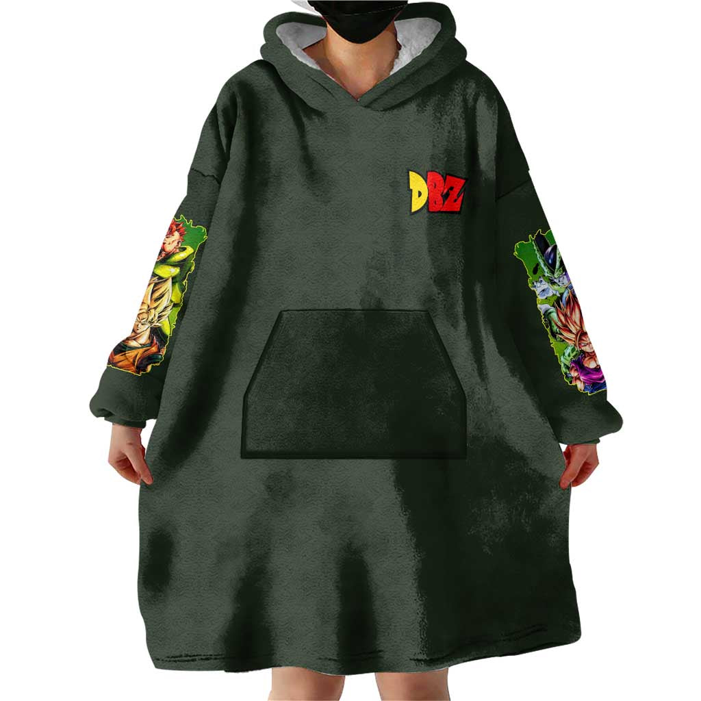 Cell Games Dragon Ball Z Wearable Blanket Hoodie Japan Anime Style - The Mazicc
