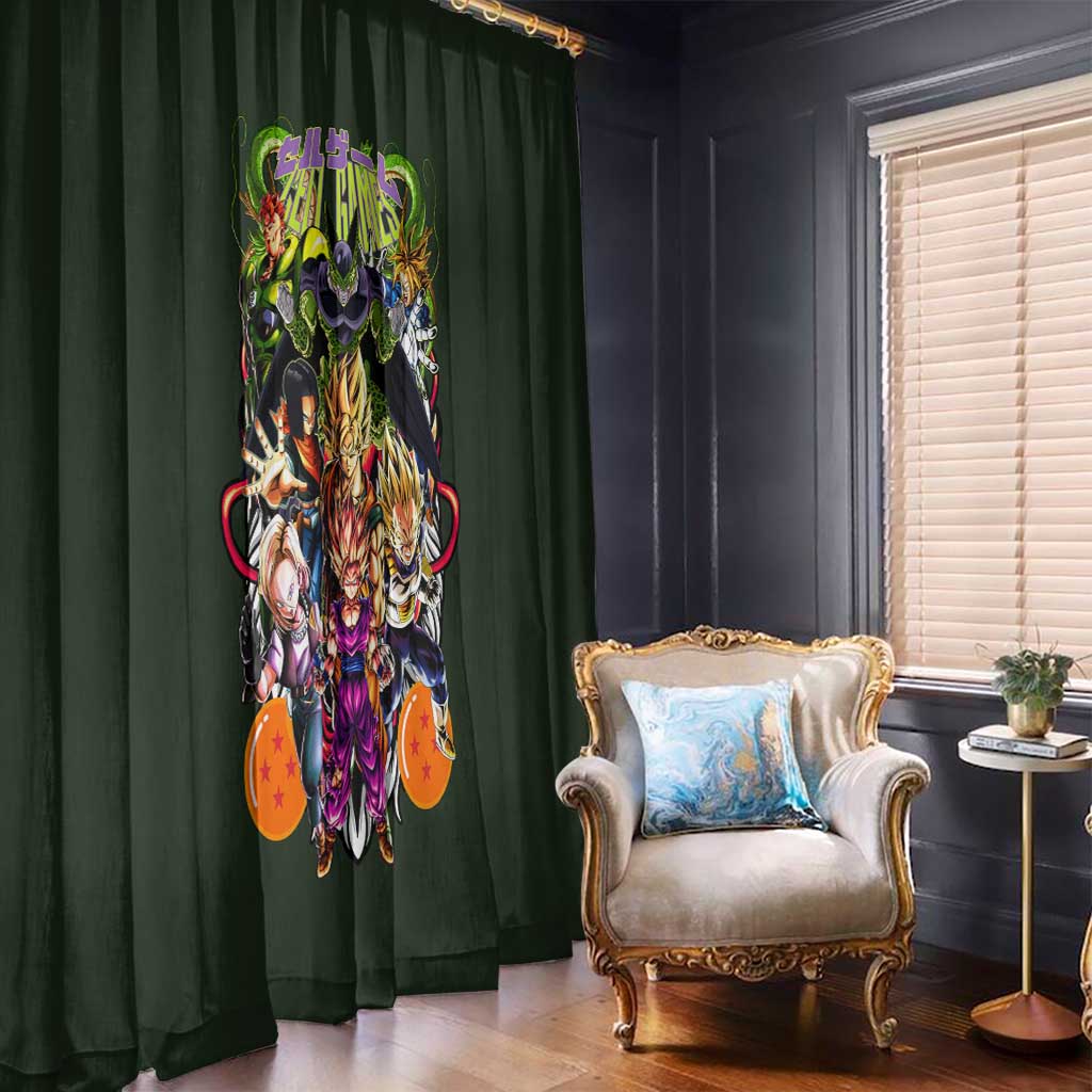 Cell Games Dragon Ball Z Window Curtain Japan Anime Style - The Mazicc