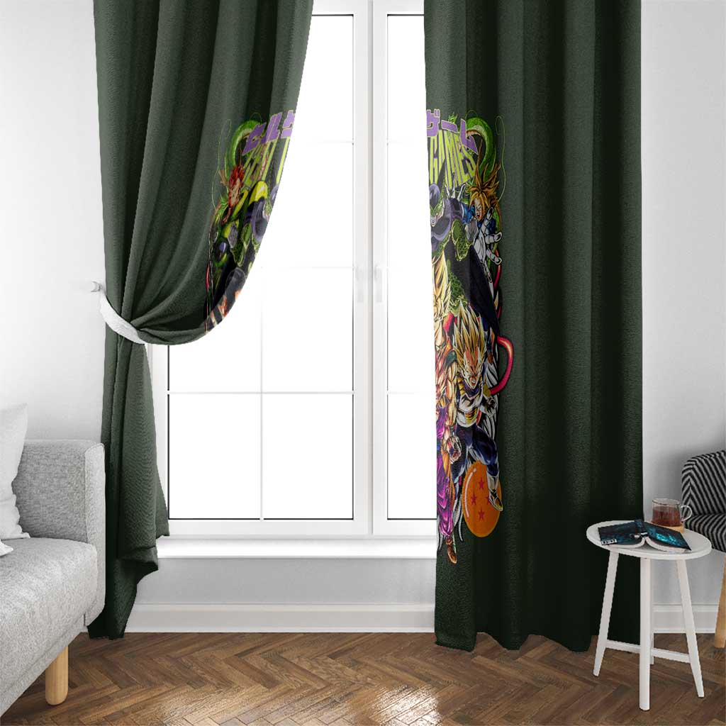 Cell Games Dragon Ball Z Window Curtain Japan Anime Style - The Mazicc