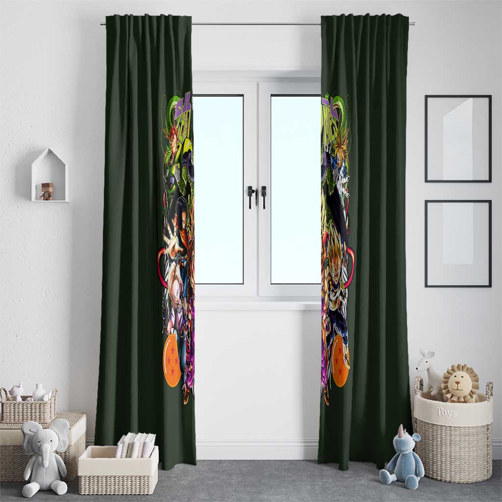 Cell Games Dragon Ball Z Window Curtain Japan Anime Style - The Mazicc