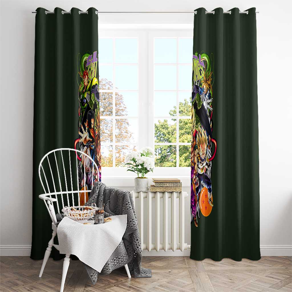 Cell Games Dragon Ball Z Window Curtain Japan Anime Style - The Mazicc
